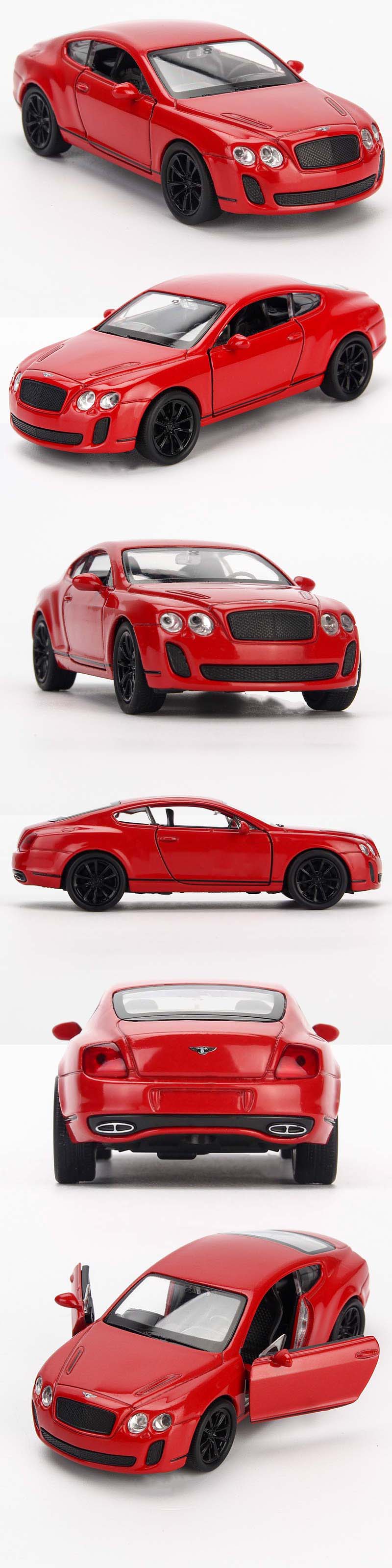 Mô hình Xe Bentley Continental SuperSport 1:36 Red